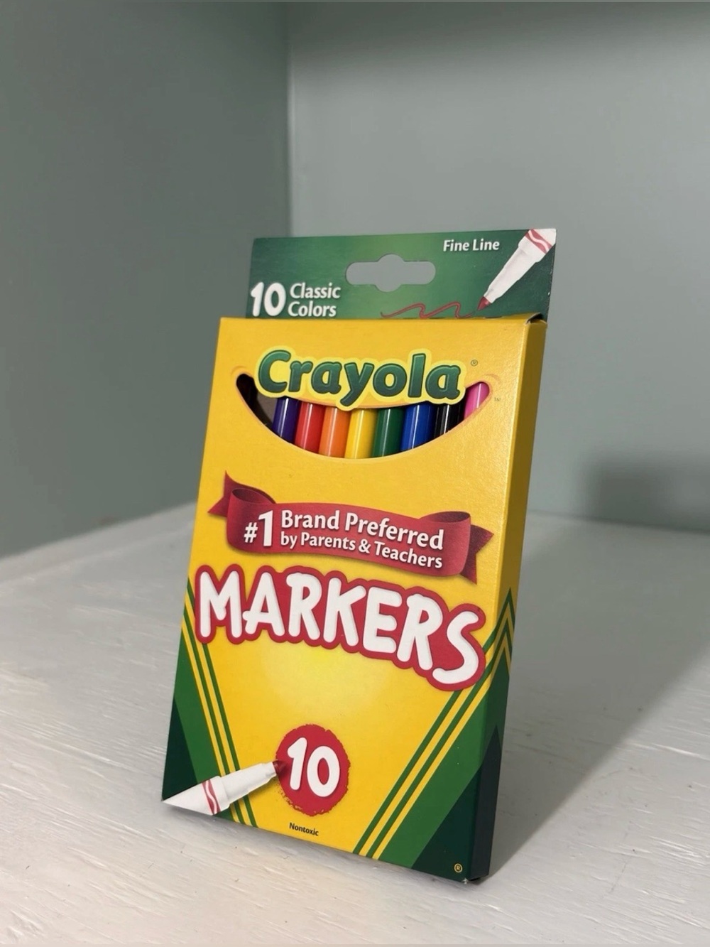 Crayola Fine Line Markers 10 Classic Colors